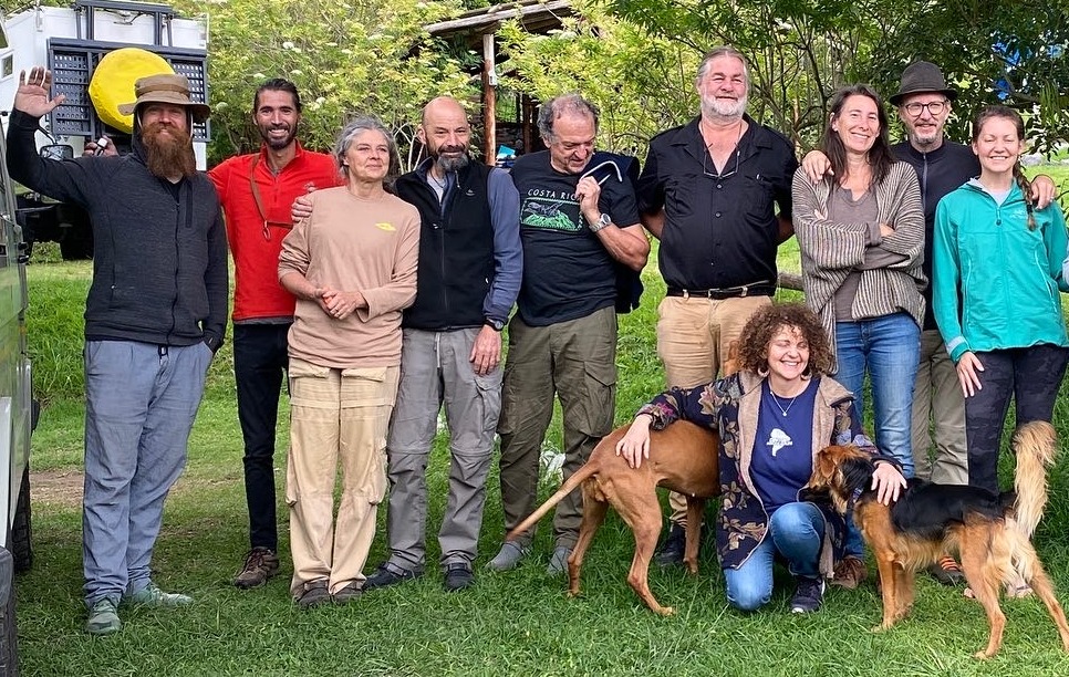 Voyageurs réunis à la Finca Sommerwind